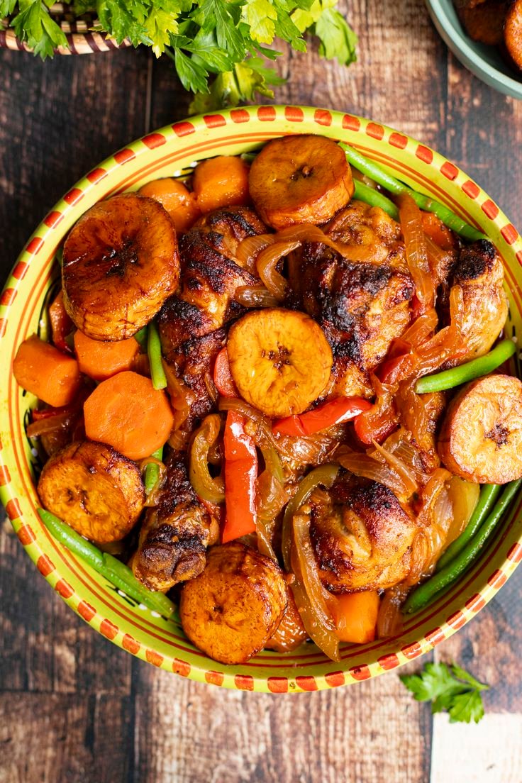 Pommes Plantain Viande